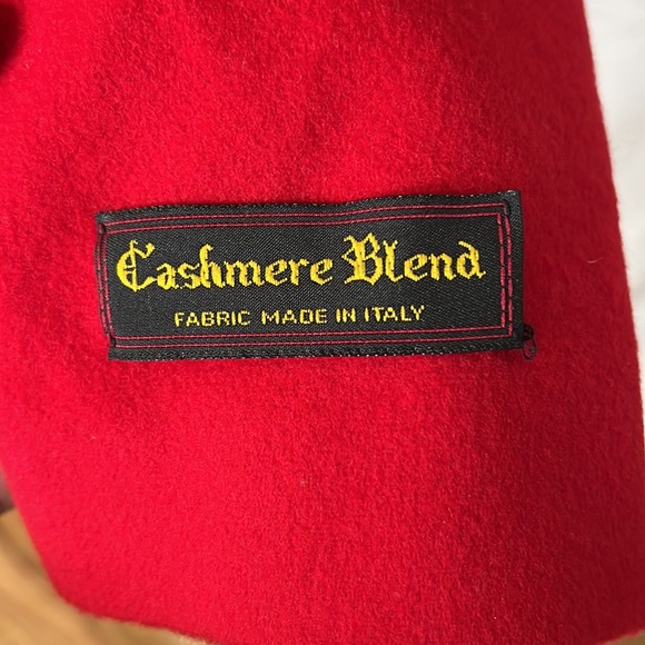 Harve Benard Red Cashmere Jacket size 16 NWT - Picture 4 of 6